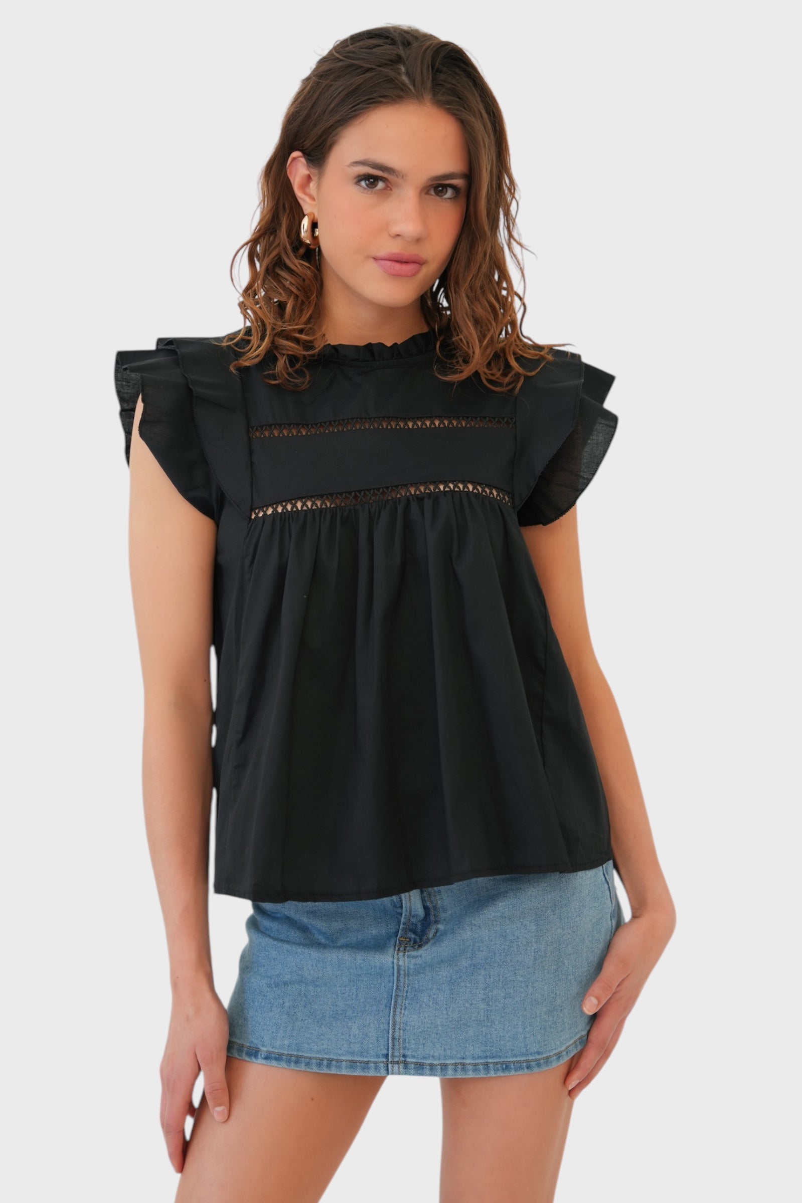 "Dreamy" blouse black