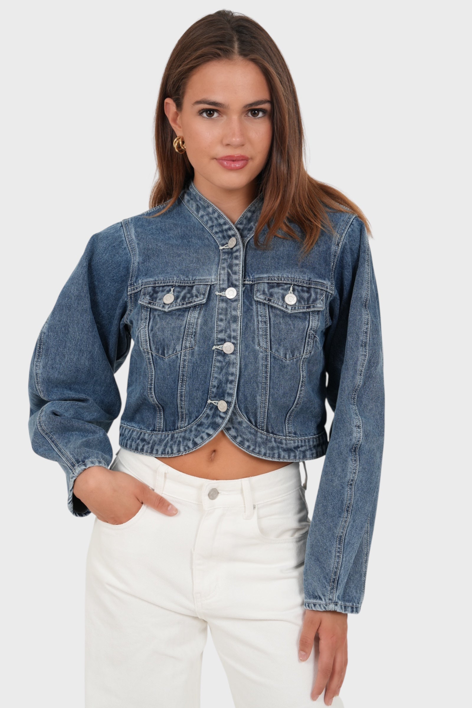 "Harper" denim jacket blue