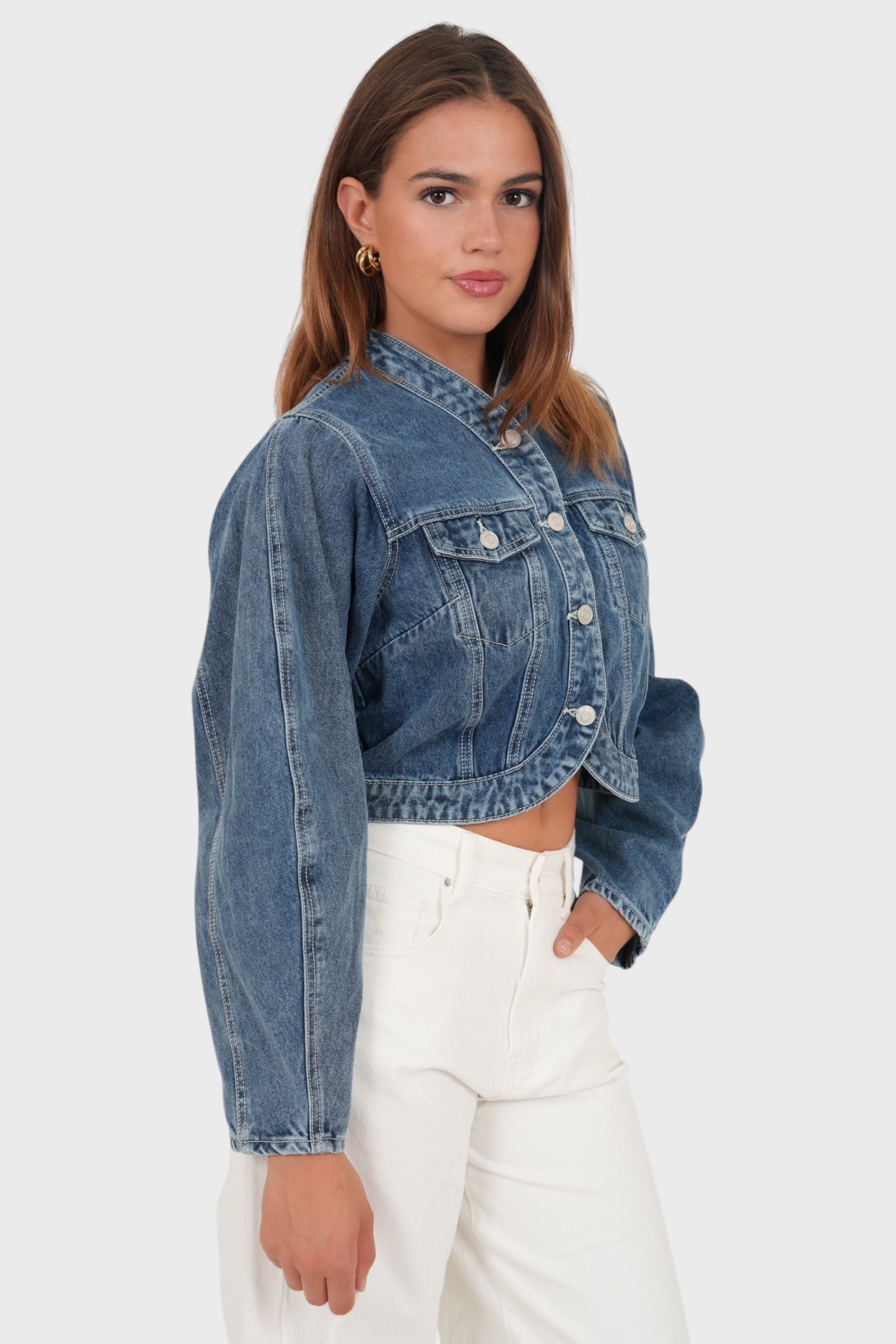"Harper" denim jacket blue