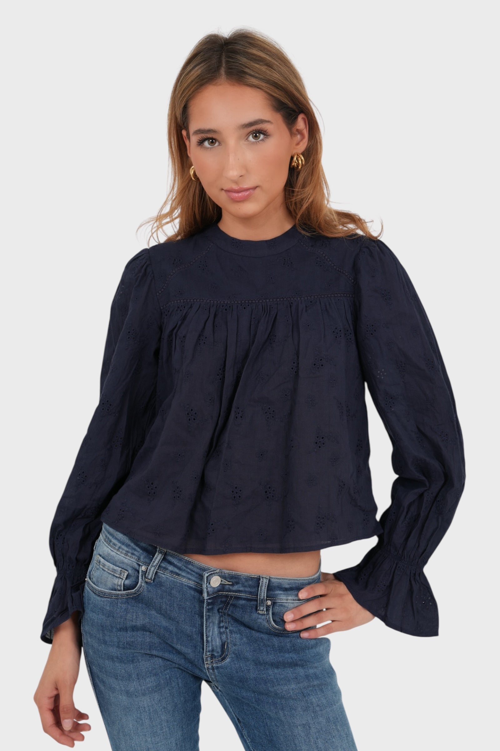 "Coco" blouse navy