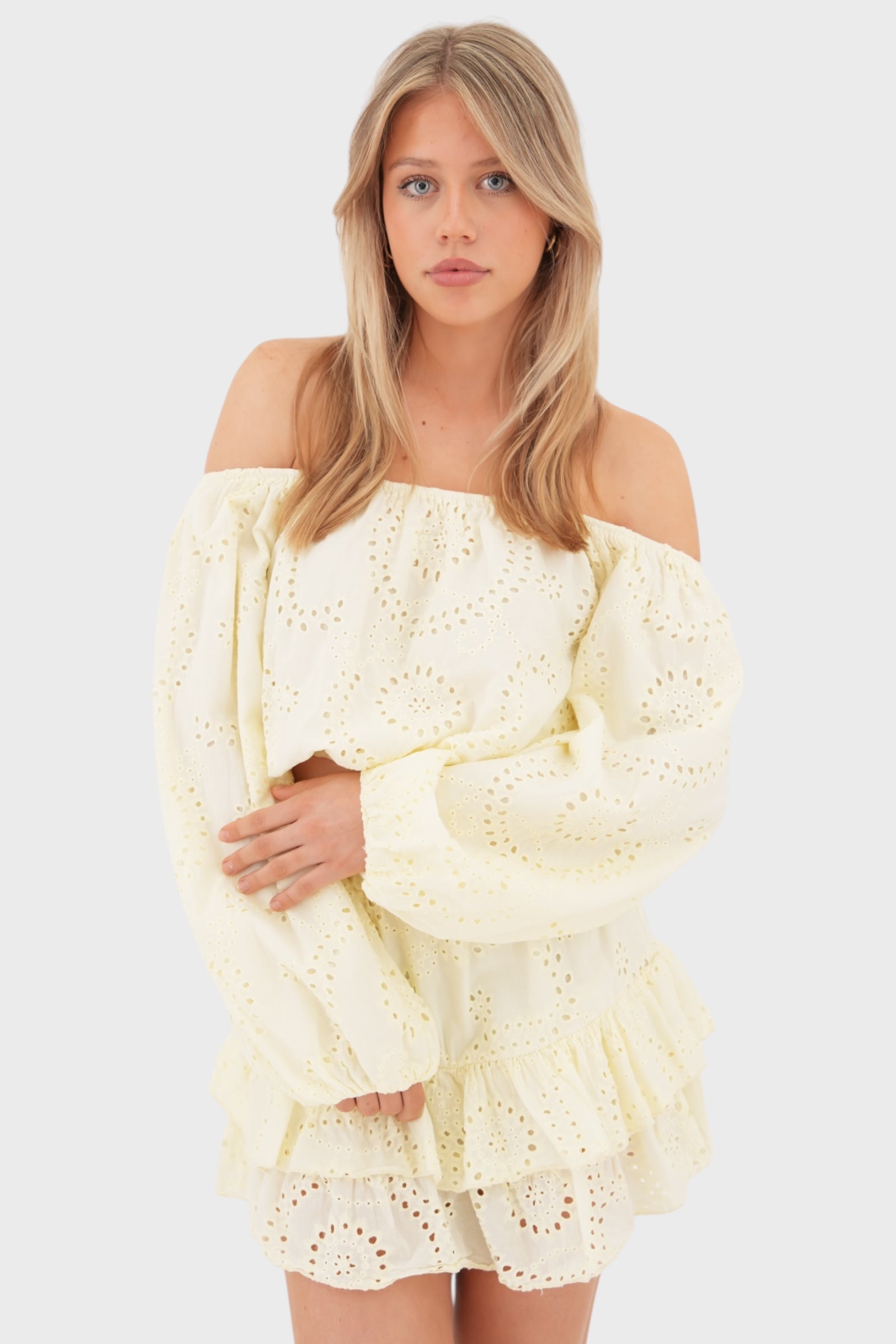 "Fleur" blouse yellow