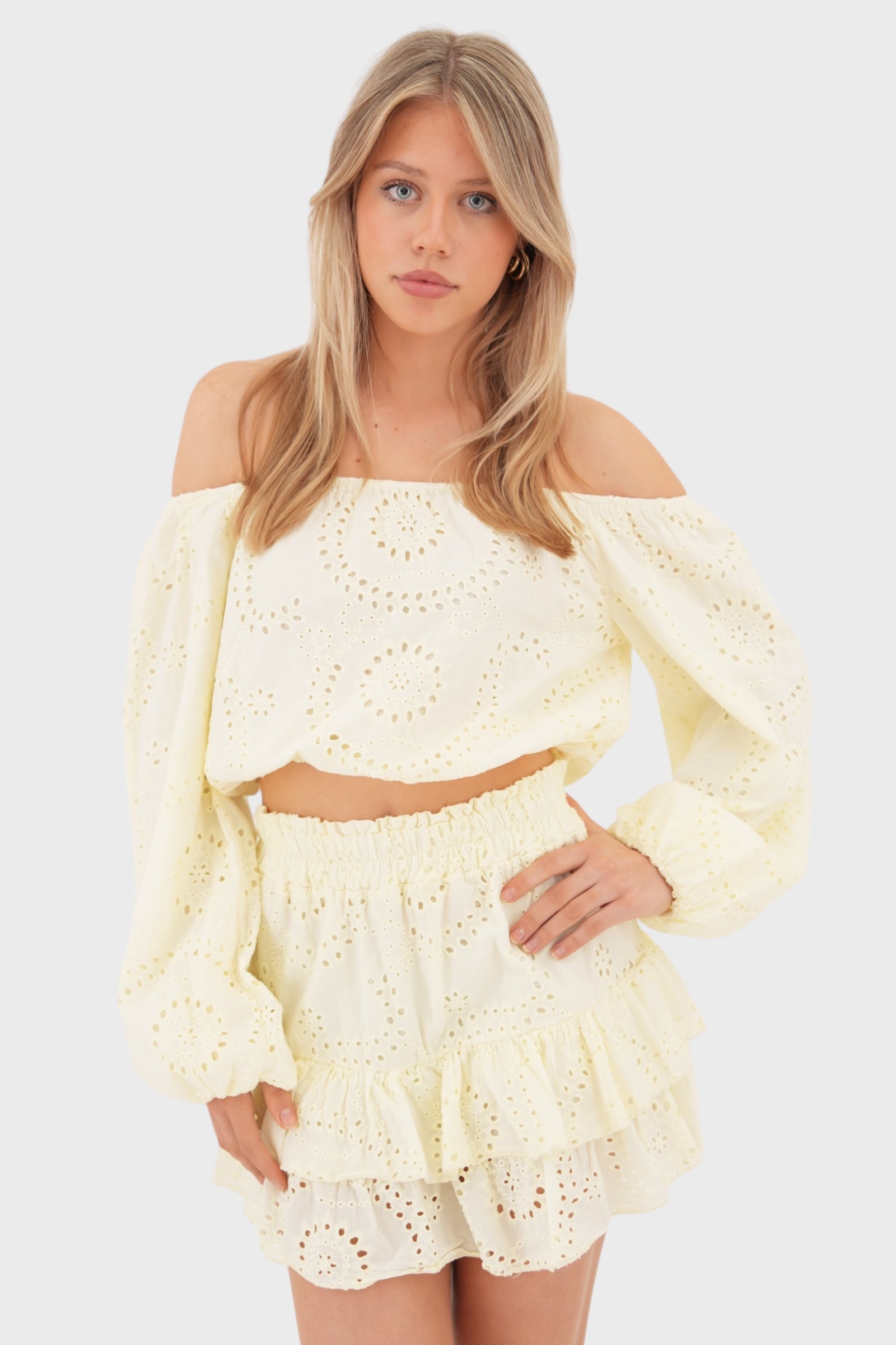 "Fleur" blouse yellow