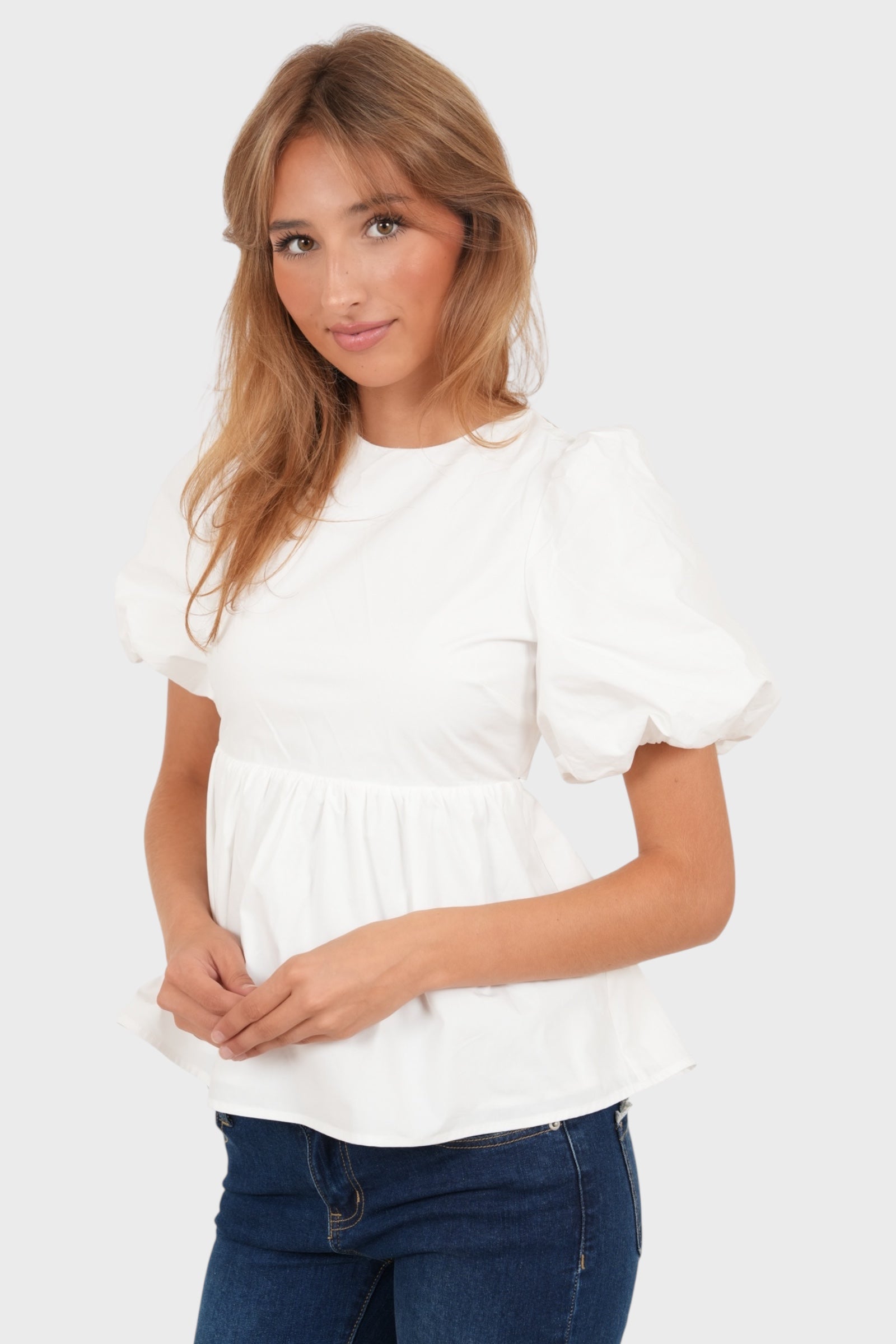"Juni" blouse white