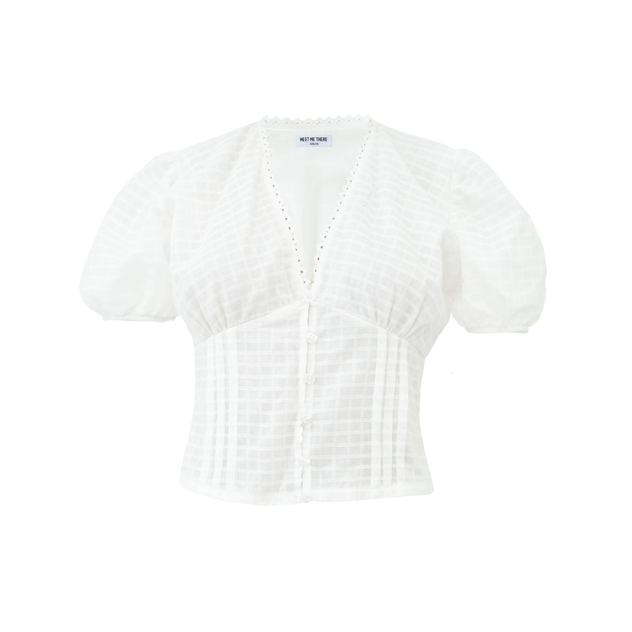 "Skye" blouse white