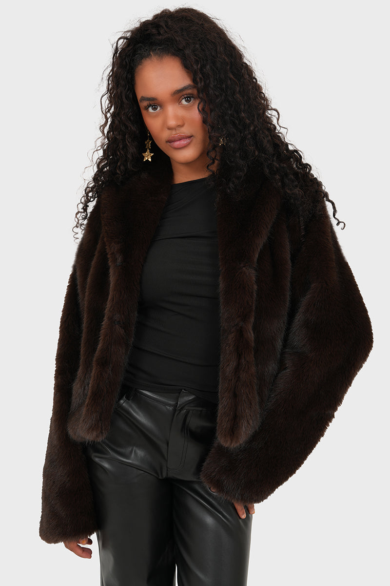 "Frankie" jacket brown