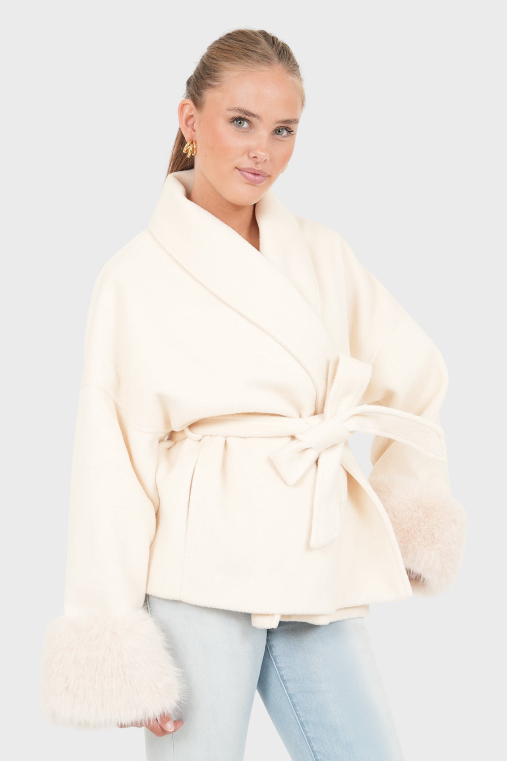 "Penny" jacket white