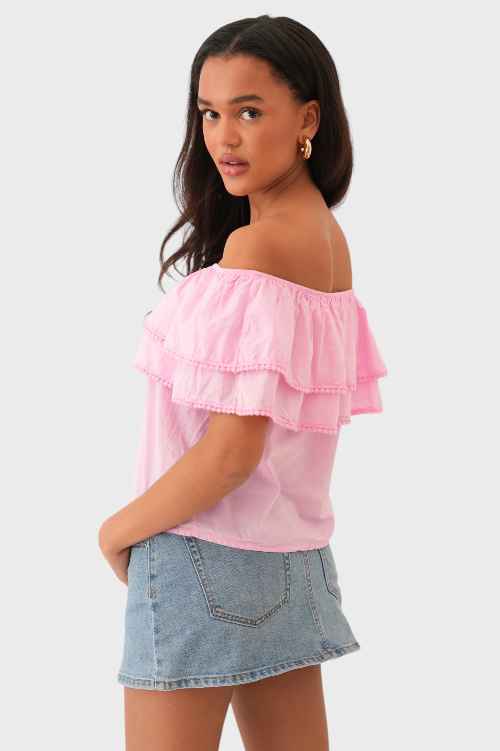 "Como" blouse pink