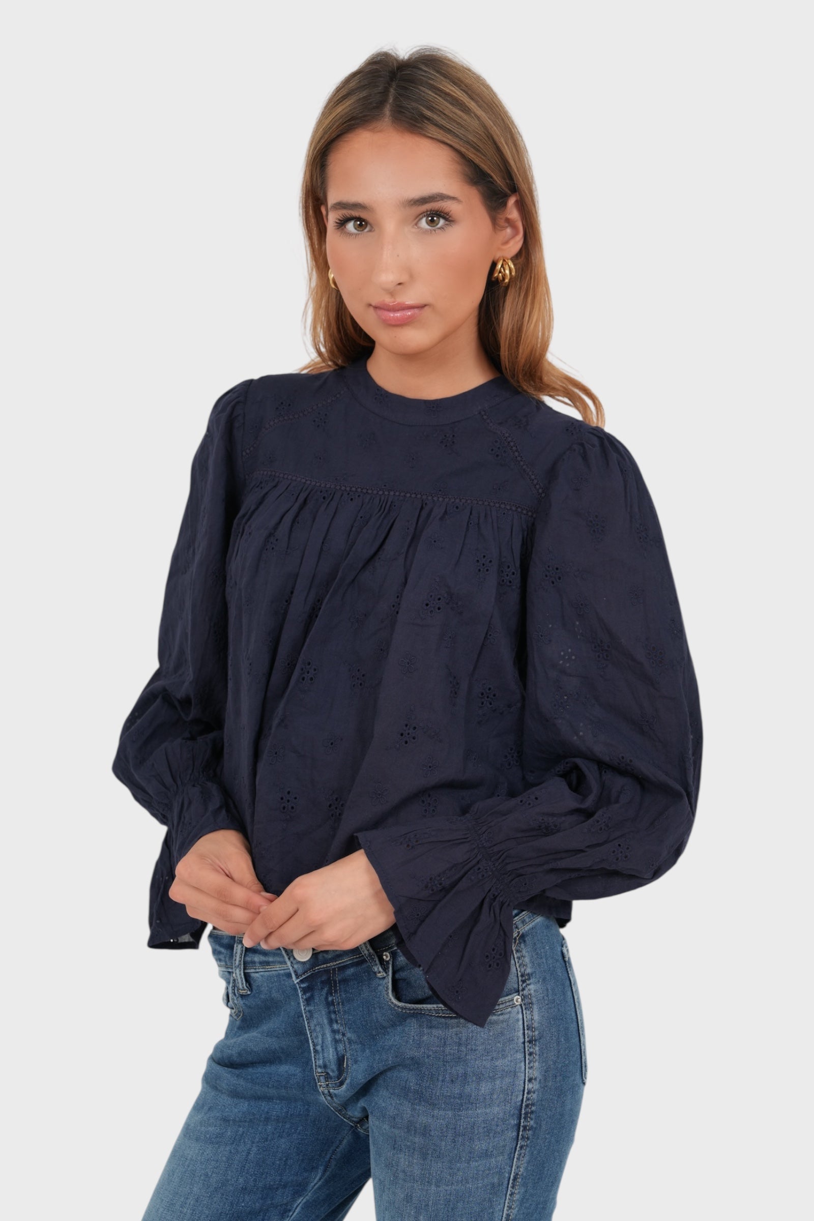 "Coco" blouse navy
