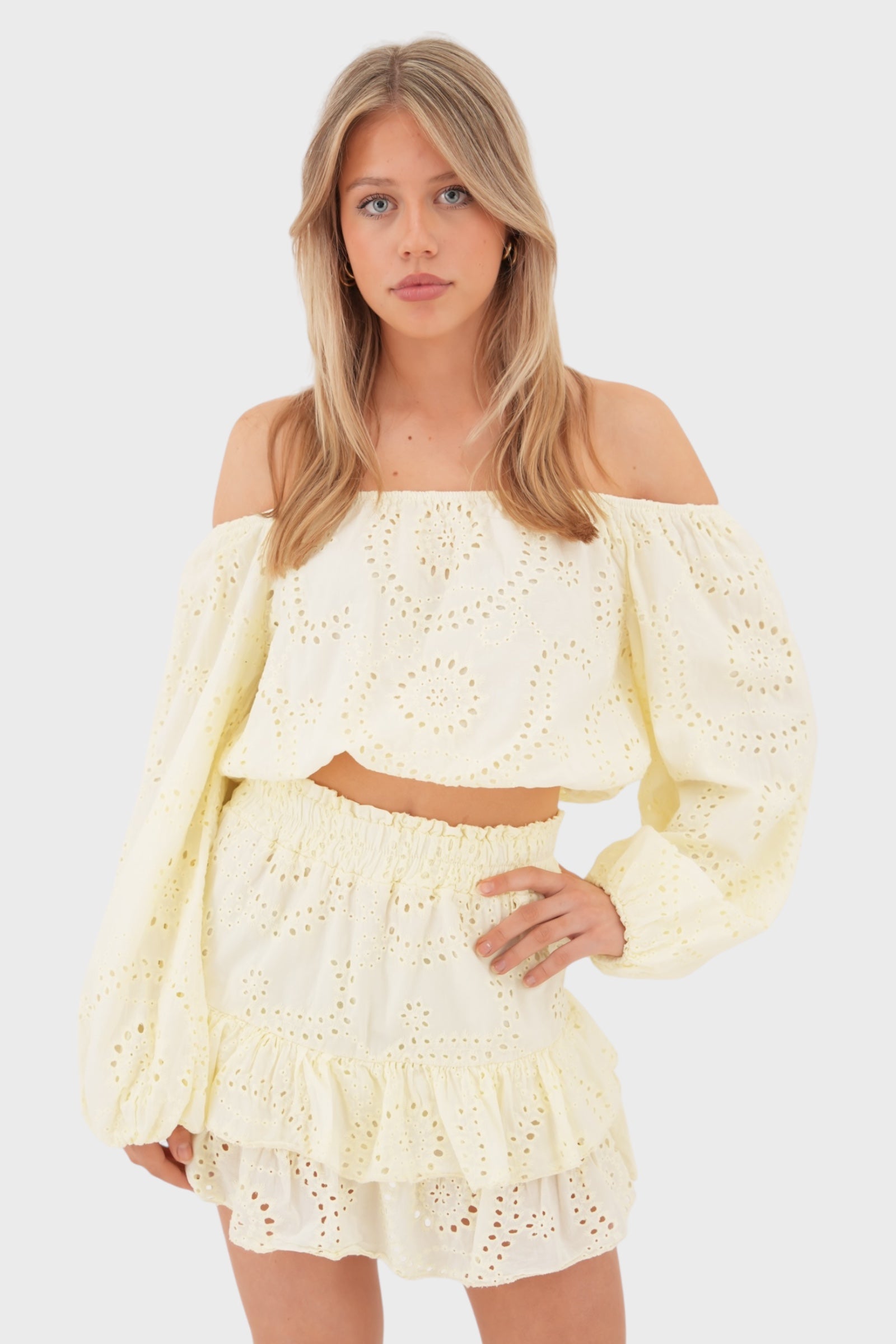 "Fleur" blouse yellow