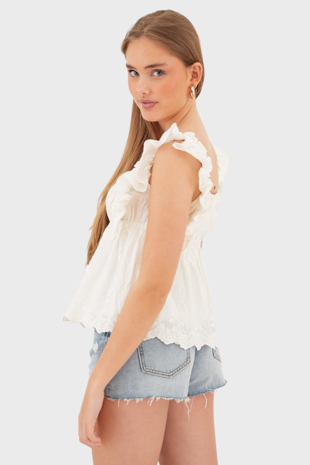 "Rome" blouse white