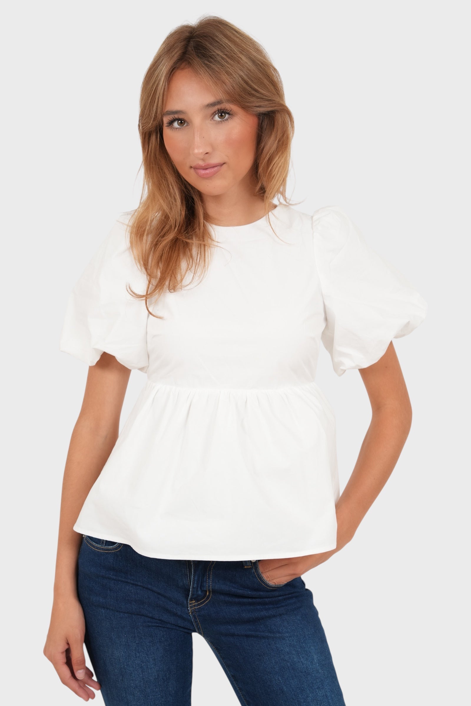 "Juni" blouse white
