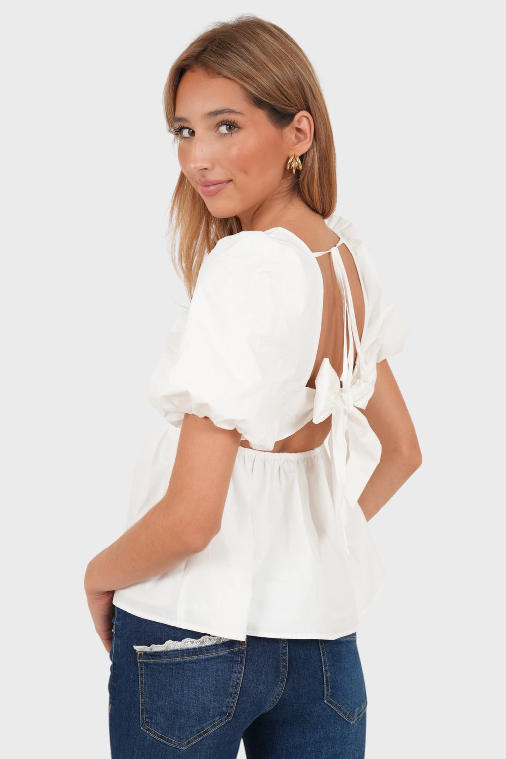 "Juni" blouse white